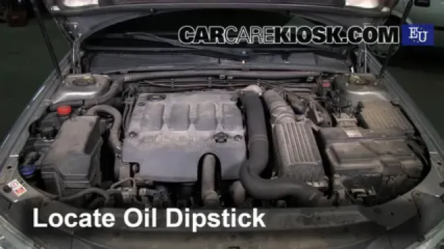 2000 Peugeot 406 LX HDi 2.0L 4 Cyl. Turbo Diesel Huile Vérifier le niveau de l'huile